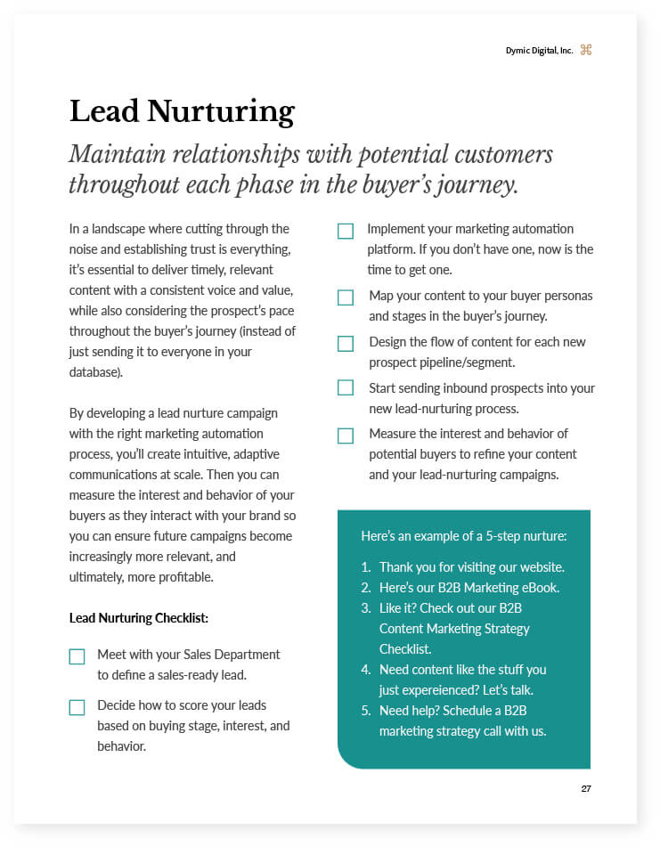 lead nurturing v1